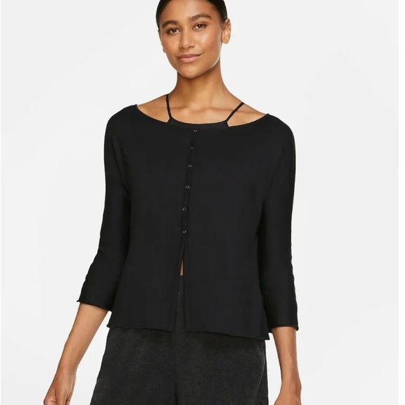 Nike Tops - Nike Yoga Training Buttoned Up Cardigan Shirt Size S